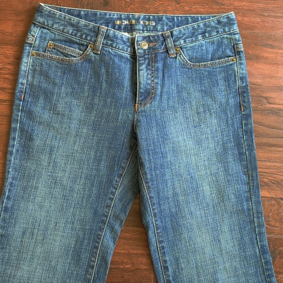 Michael Kors Blue Bootcut Jeans NWOT - Picture 6 of 8